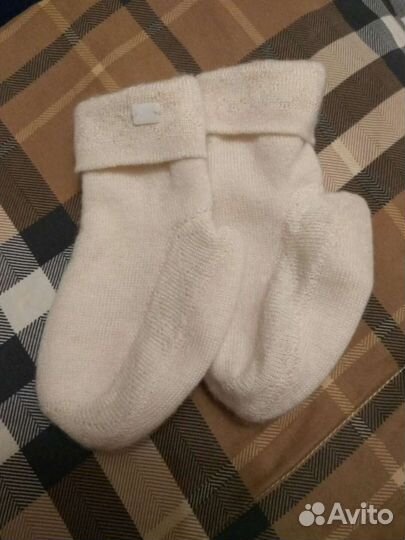 Носочки кашемировые Dior на 0-3 месяца