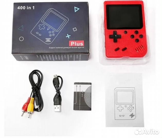 Игровая приставка RetroGame GC-005 (красная)