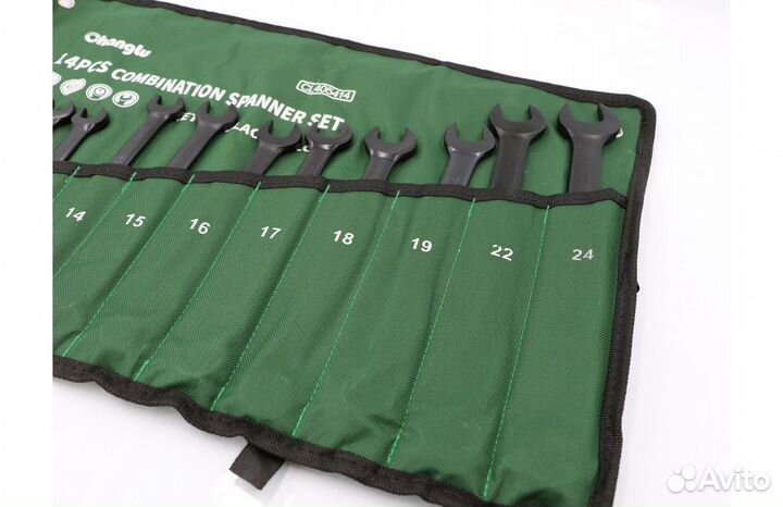 Набор комбинированных ключей 14 шт. (8-24 мм)