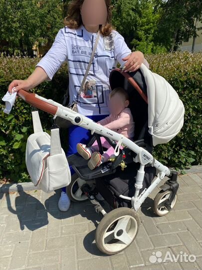 Коляска 2 в 1 adamex reggio