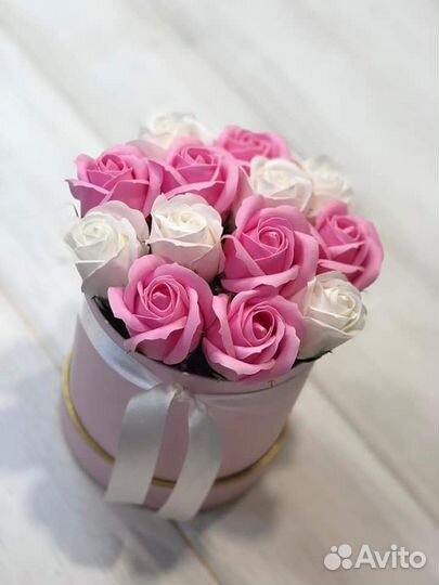 Композиции из мыльных цветов