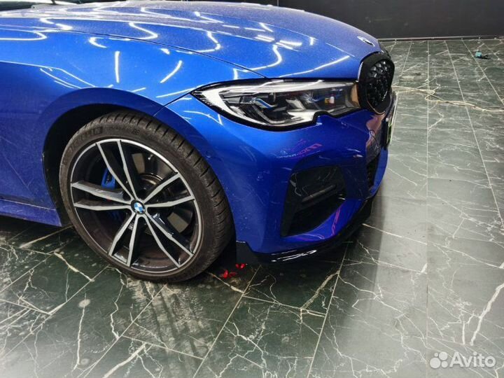 Губа переднего бампера bmw 3 series g20