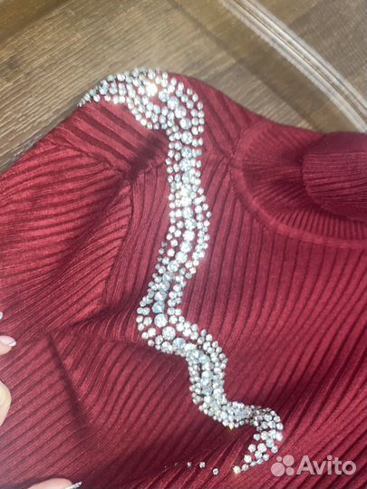 Платье трикотажное женское