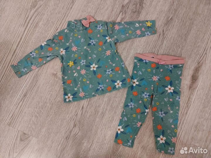 Одежда пакетом для девочки 68 74