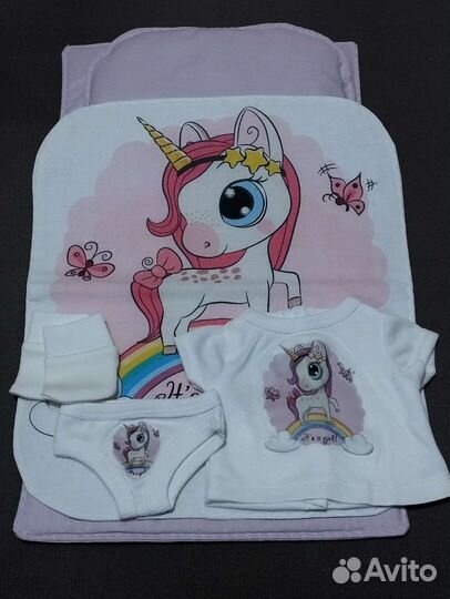 Постельный комплект для беби борн