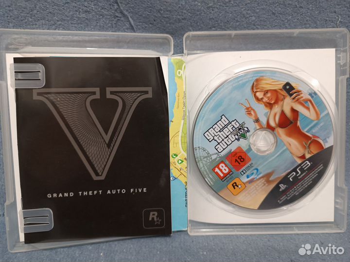 Диск gta5 ps3