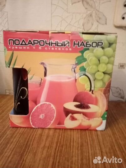 Подарочный набор.Кувшин и 6 стаканов
