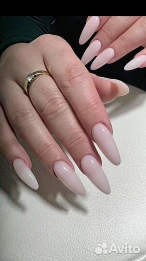 Маникюр наращивание ногтей