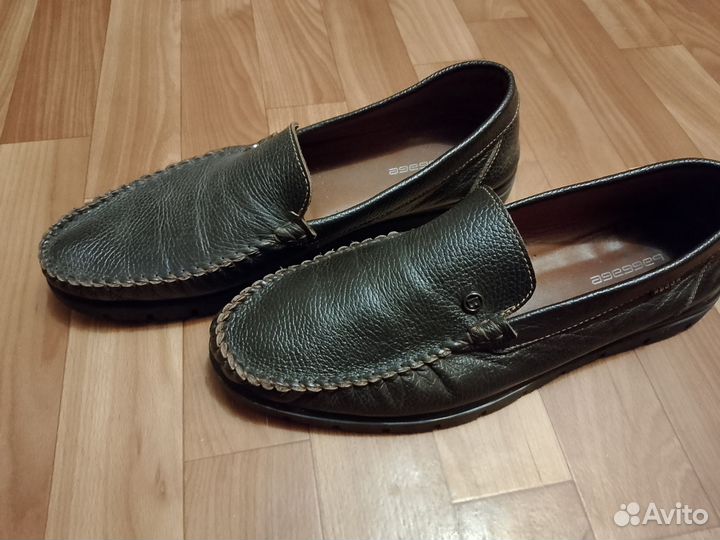 Мокасины мужские кожаные