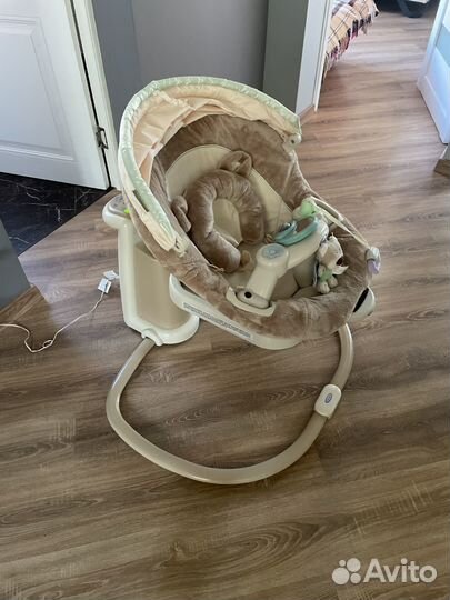 Электронные качели graco шезлонг