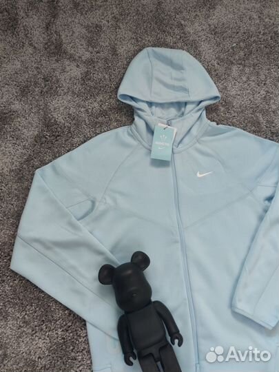 Зипка Nike tech fleece nocta голубая