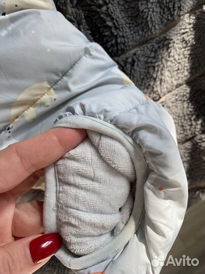 Зимний комбинезон на мальчика 74