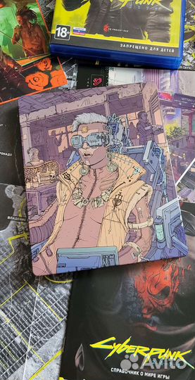 Cyberpunk 2077 Steelbook + Comicbook Вудуисты PS4