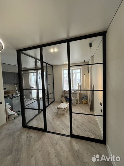 Раздвижные перегородки loft