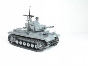 Танк panzer III из lego brickmania