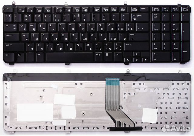 Клавиатура для HP Pavilion dv7 dv7-2000 черная