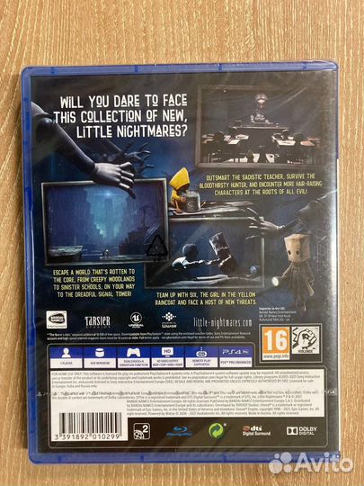 Sony PS4 диск Little Nightmares II - Day One,новый