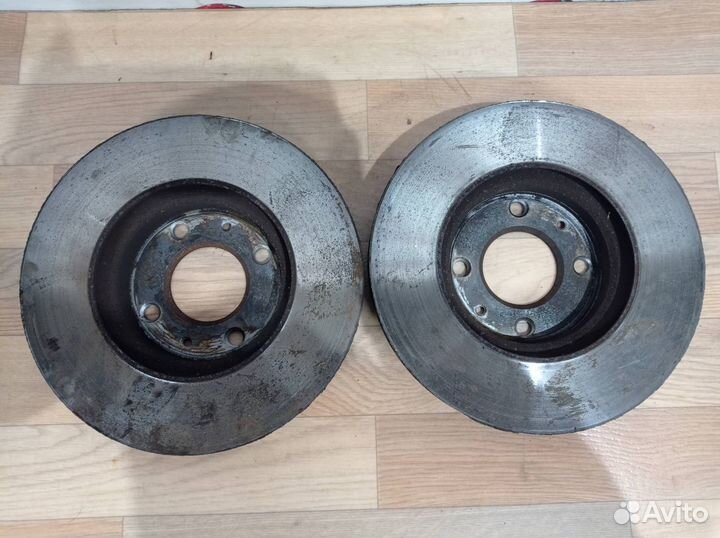 Диски тормозные (комплект) перед. Kia Rio 2 рест