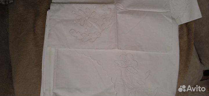 Комплект постельного СССР с ришелье