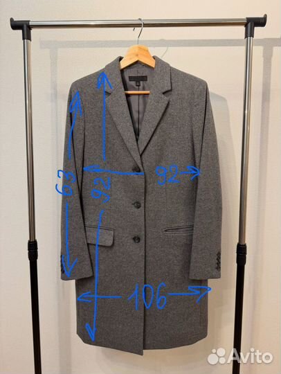 Пальто женское Uniqlo М кашемир шерсть