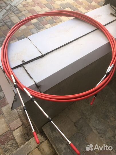 Трос газ и реверс усиленный С8 17 футов пара