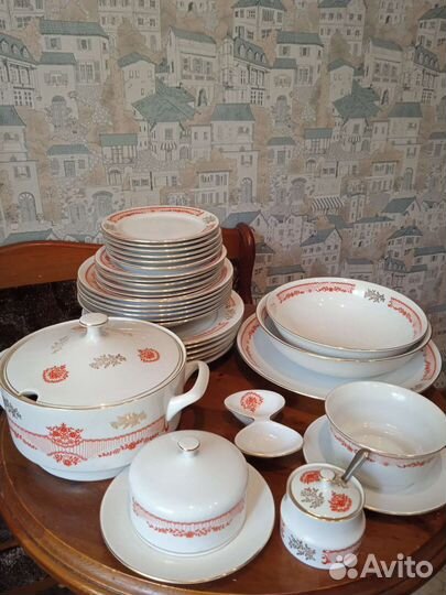 Столовый сервиз СССР Чехословакия Богемия