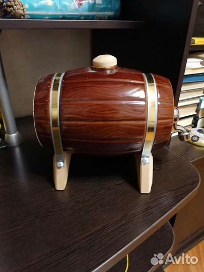 Керамическая бочка под вино