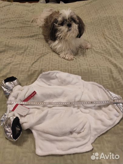 Комбинизон космичекий для собаки на флисе