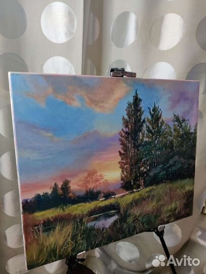 Картина маслом пейзаж