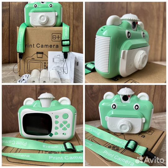 Детский фотоаппарат с моментальной печатью