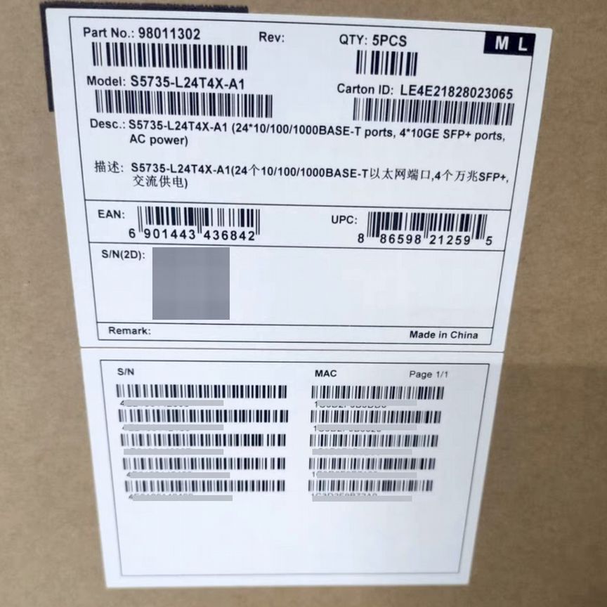 [S5735-L24T4X-A1] Коммутатор Huawei S5735-L24t4x-A1