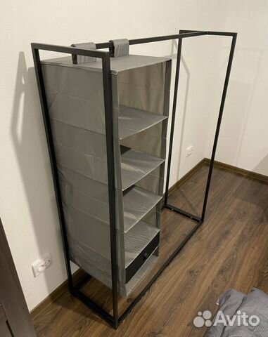 Стойка для одежды рейл