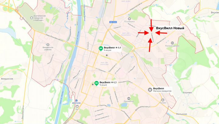 Вкусвилл. Город Дмитров. габ 11 лет