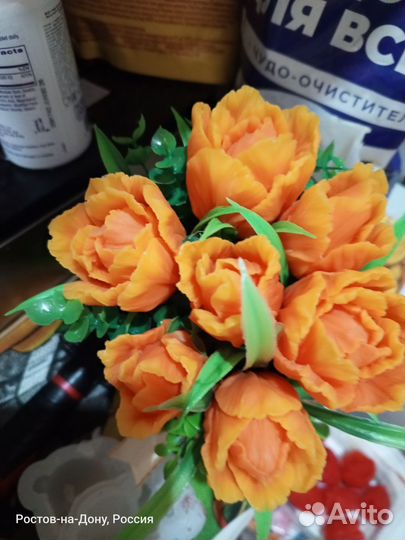 Букет из мыла