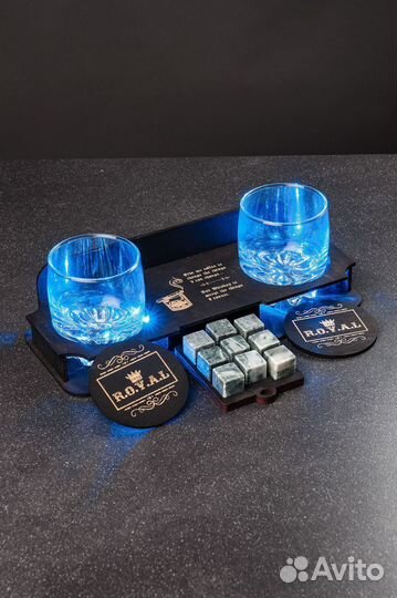 Подарок для мужчины, камни для виски