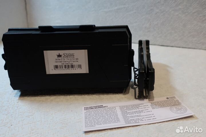 Складной нож Kizlyar Supreme Bloke Z новый D2