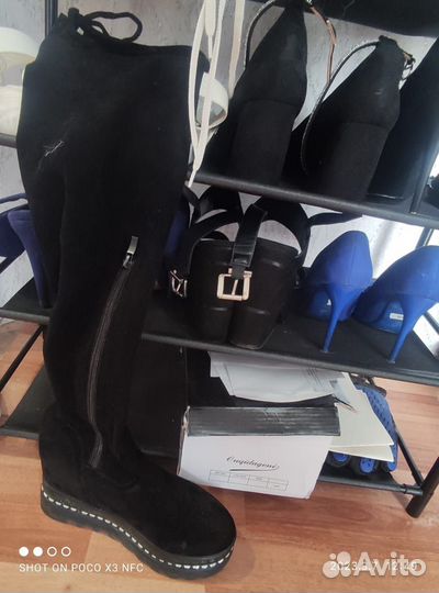 Сапоги ботфорты