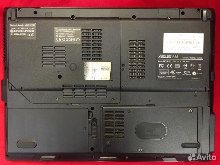 Ноутбук Asus F8S