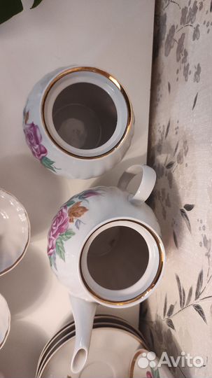 Фарфоровый сервиз чайный, Дулево