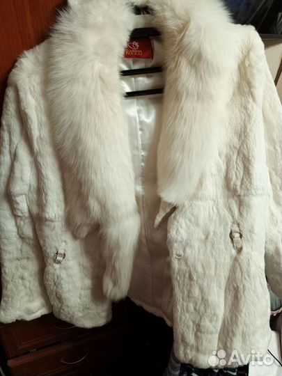 Шуба из кролика 44