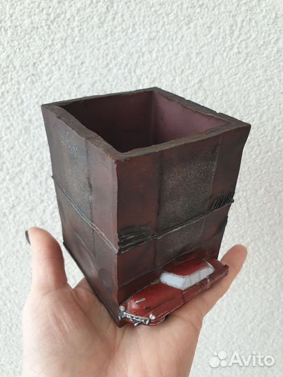 Подставка керамическая для карандашей ручек