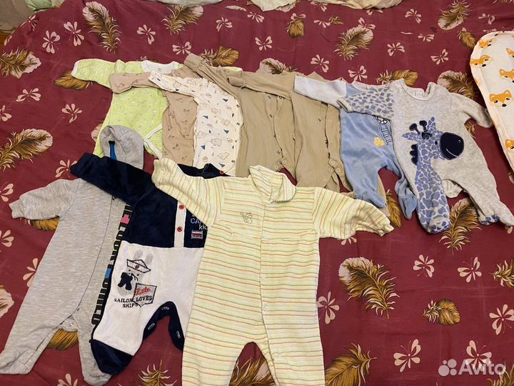 Вещи пакетом на мальчика 56 62