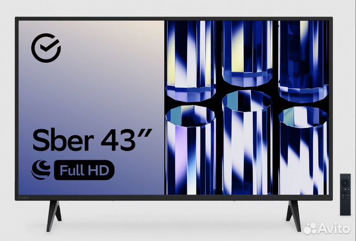 Телевизор Sber SDX-43F2120B диагональ 43
