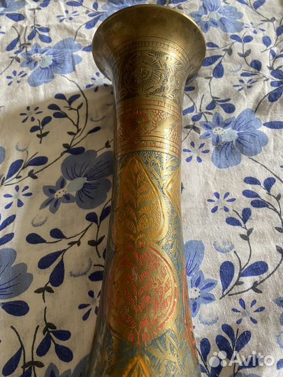 Ваза индия латунь