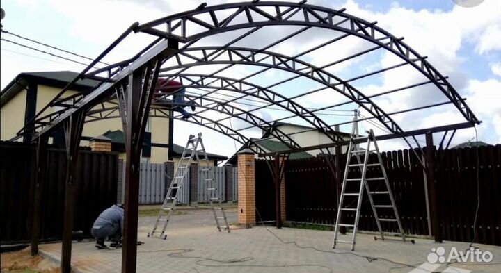 Изготовление навесов