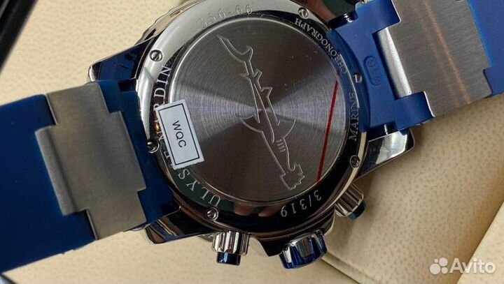 Часы мужские кварцевые синие