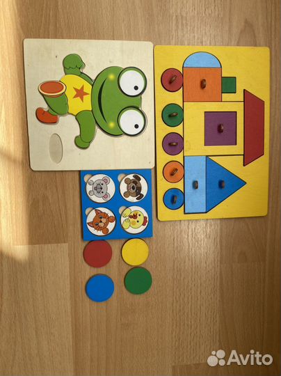 Развивающие деревянные игрушки
