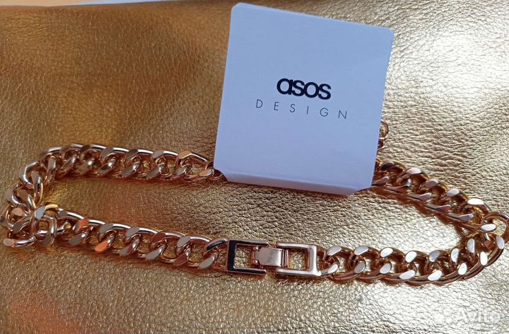 Золотая цепь на шею ASOS