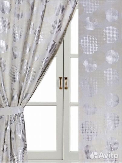 Готовые интерьерные шторы.2шт. Новые