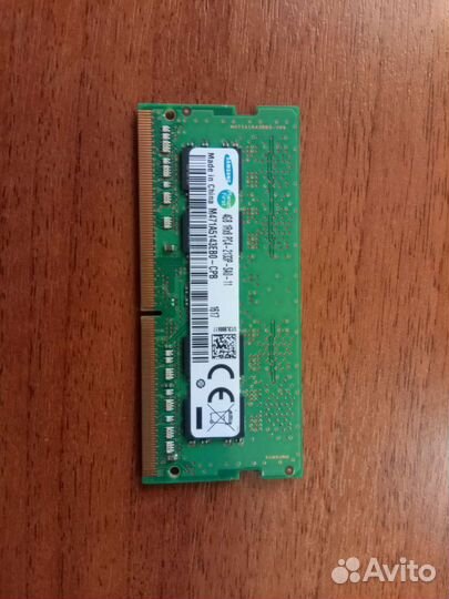 Оперативная память so-dimm ddr4 4gb samsung